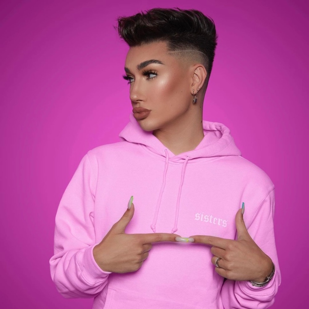 Sisters Apparel Original Repeating Hodie Pink